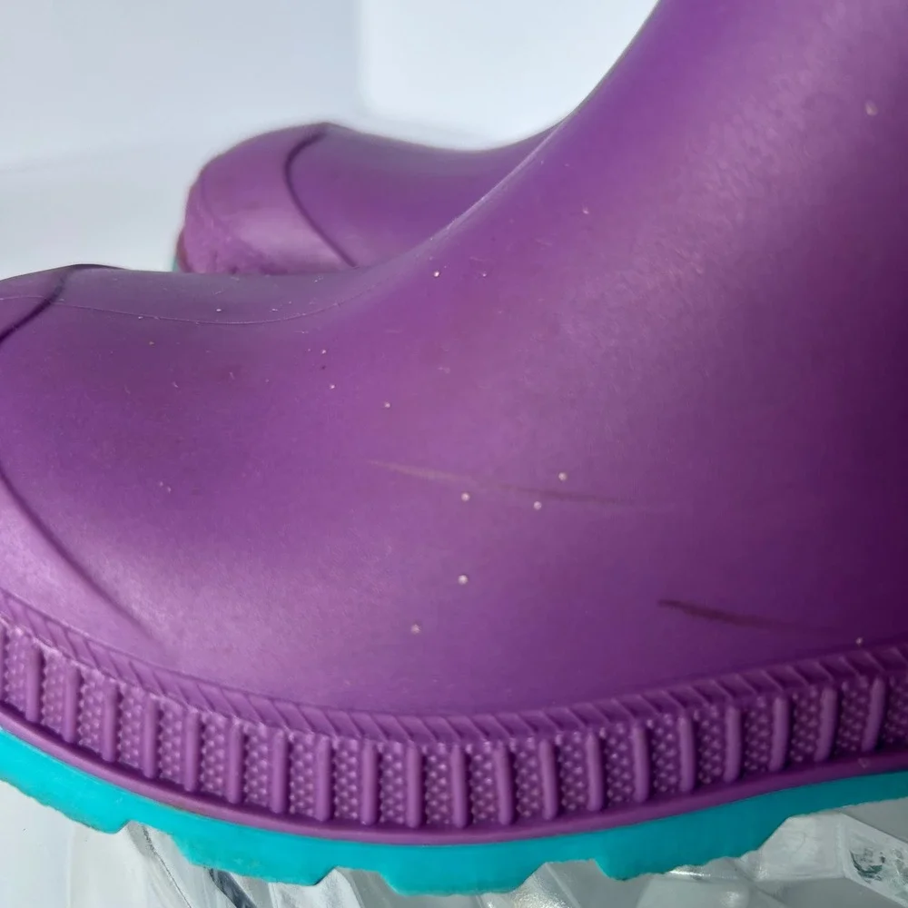 Kamik‎ Kids Purple Rain Boots Size 2 Toddler Water Shoes Outdoor Play